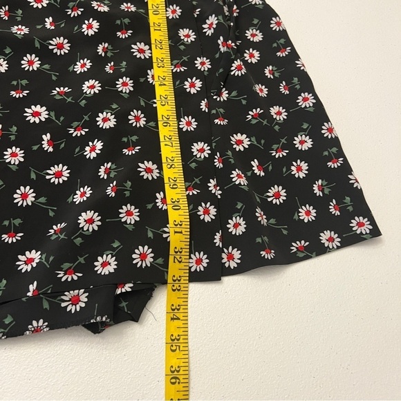 Compagnie Internationale Express Romper Skort Size 3/4 Daisy Print Faux Wrap Vtg - Picture 7 of 10